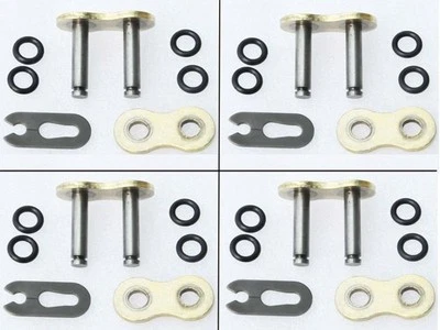 $13.43 • Buy 4pcs Motorcycle O Ring 530 Chain MASTER JOINT LINKS CLIP Chip Type Joining Link
