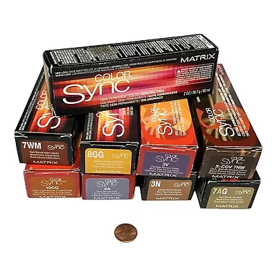 MATRIX SYNC SOCOLOR DEMI-PERMANENT 2 Oz Ea *CHOOSE* SELECT PICK YOUR HAIR COLOR! • $5