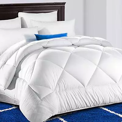 Queen Comforter Winter Warm Alternative Duvet Insert Corner Tabs Snow White • $50.69