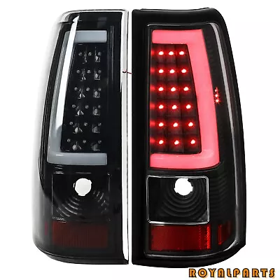 Fits 2003-2006 Chevy Silverado GMC Sierra 1500 2500HD 3500 Black LED Tail Lights • $125.99