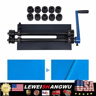 Heavy Duty Bending Machine Manual Sheet Metal Bead Roller Machine With 6 Dies • $180