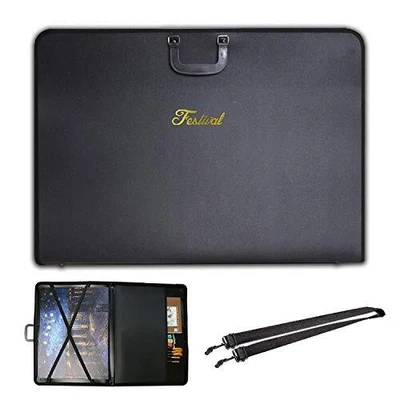 $60.99 • Buy 28 X 20.5 Inches Large Art Portfolio Bag Artist Carrying Case With Shoulder S...