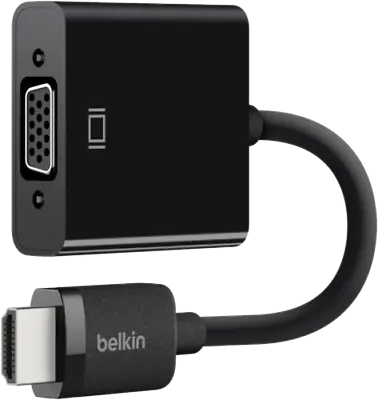 BELKIN HDMI TO VGA ADAPTER W MICRO USB CONNECTION AV10170bt 15CM 6  • $14.47