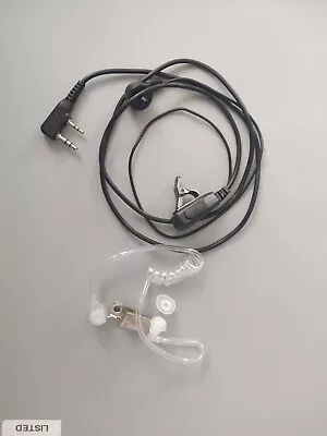 2Pin Hands Free Earpiece + PTT Microphone For Motorola Radio Devices • $14.75