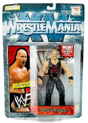 WWF Stone Cold Figure Wrestlemania Superstar Series Vintage MOC 1998 • $18.39