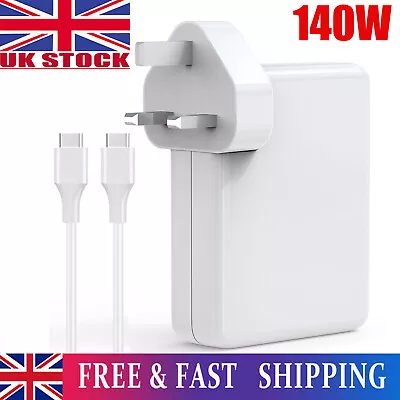 140W USB-C Power Adapter Laptop Fast Type C Charger 16  2019 For Macbook Pro UK • £30.99