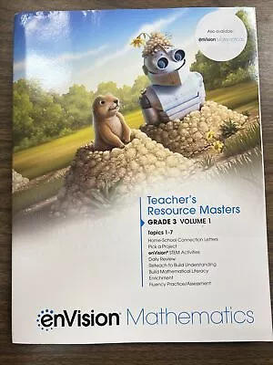 EnVision Mathematics 2020 Teacher Resource Masters Grade 3 Volume • $15.99