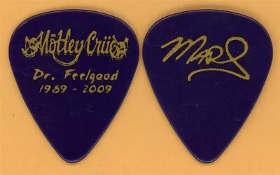 Motley Crue Mick Mars 2009 Dr Feelgood 20th Anniversary Gold/purple Guitar Pick • $9.99