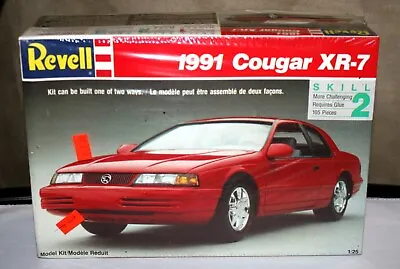 Revell 1:25 1991 Mercury Cougar XR-7 Sealed Model Kit #7432 • $32.99