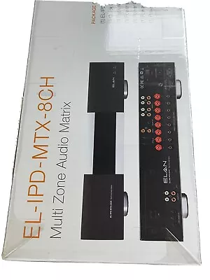 Elan Multi Zone Audio Matrix - EL-IPD-MTX-8CH • $1299