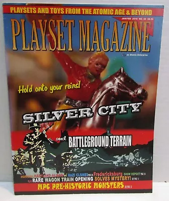 Playset Magazine #49 2010 Marx Silver City MPC Dinosaurs • $7.99