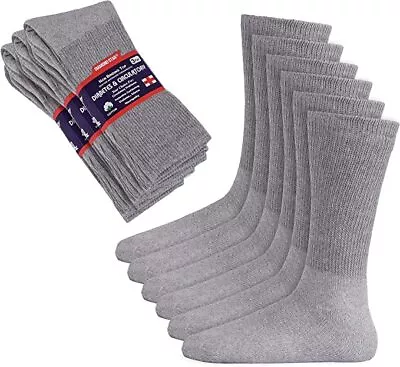 3 6 12 Pairs Men Women Circulatory Health Diabetic Crew Socks  9-11 10-13 13-15 • $9.02