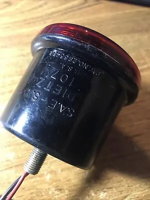 Vintage DIETZ 107  AUTO LAMP RED LENS 77-118 LICENSE LIGHT • $9