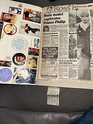 Madonna Scrapbook: Magazine & Paper Clippings Cuttings Articles • $36.98