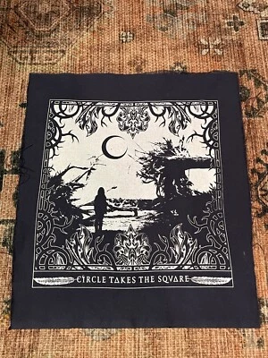 $30 • Buy Circle Takes The Square Large Screened Patch Screamo, Saetia, Orchid