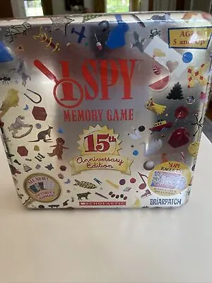 I Spy Memory Game 15th Anniversary Edition Storage Tin Complete New • $15