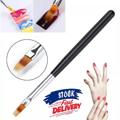 Nail Art Brush Ombre Drawing Tool Lace-Brush Manicure Gel Polish UV Handle AU • $5.49