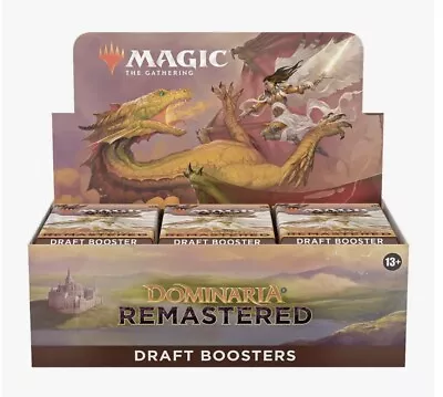 Magic The Gathering Dominaria Remastered Booster Box Pre-Order ! • $215