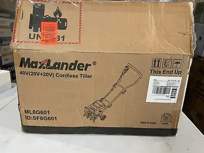 MaxLander 40V Cordless Garden Tiller Cultivator New Open Box • $199.99