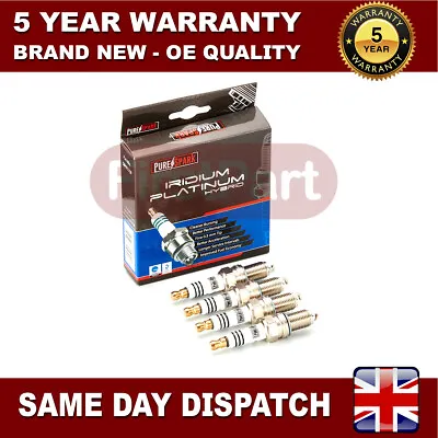 FirstPart 4x Iridium Platinum Upgrade Spark Plugs Fits Fiat 500 1.2 • $18.40