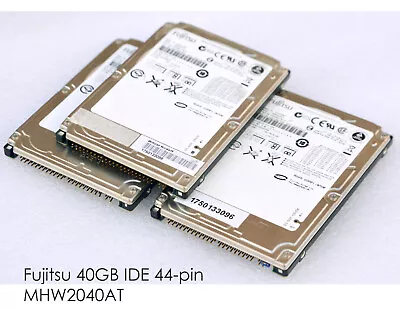 25   635cm 44-PIN Ide Hard Drive Hard Disk Fujitsu 40GB Fujitsu MHW2040AT M65 • £50.71