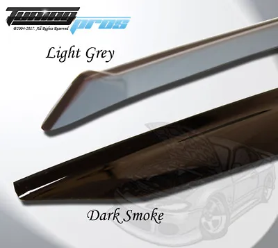 Outside-Mounted Light Grey JDM Window Visor 2pcs For Chevrolet Monte Carlo 00-06 • $46.50