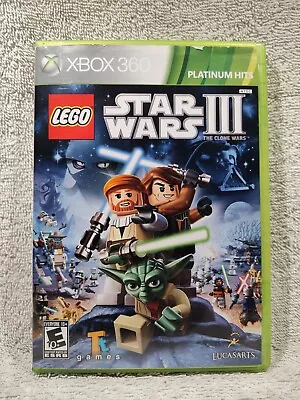 LEGO Star Wars III 3: The Clone Wars (Xbox 360 2011) *CIB* VGC* FREE SHIPPING! • $15.99