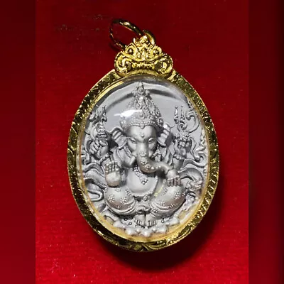 Ganesha Pendant Necklace (พระพิฆเนศ)  Hindu Elephant  Ultimate God Of Wisdom #23 • $1891.88