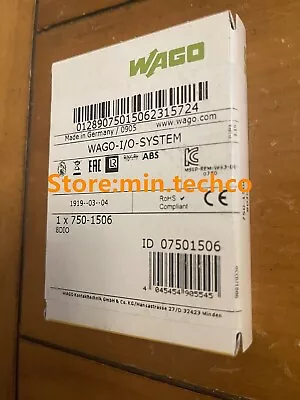 New In Box Wago 750-1506 Buscoupler DeviceNet Module PLC Adapter 7501506 • $150