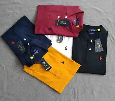 Ralph Lauren New Polo Shirt Custom Fit High Quality Tags Fast Shipping • $35.99