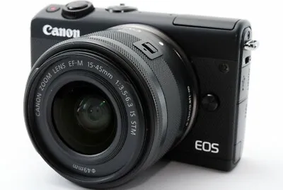 Canon EOS M100 24.2MP 15-45mm Lens Set [Exc W/8GB SD CardBoxStrap [645] • $901.23