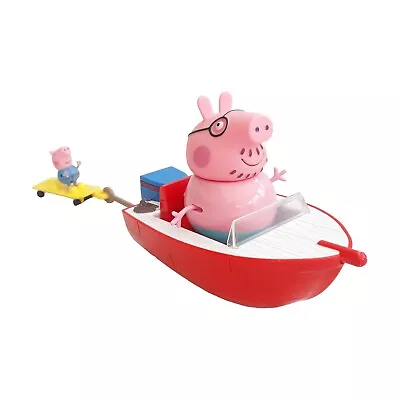 Peppa Pig 'Holiday Splash Speedboat Daddy Pig' 3+ 2003 • £12.99