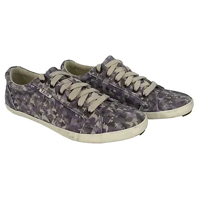 Taos Star Sneakers Womens Size 10.5 Purple Camo STA-12844 Lace Up Walking Shoes • $31.99