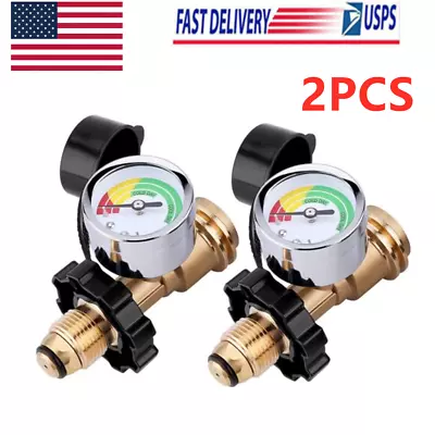 1 Or 2PCS Propane Tank Adapter Upgraded Propane Tank Gauge POL LP Tank To QCC1 • $14.99