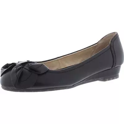 Me Too Womens Martina Black Leather Slip-On Shoes Shoes 8 Medium (BM) BHFO 5374 • $33.99