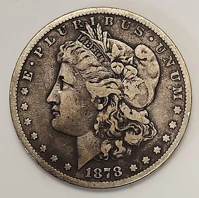 1878-CC Morgan Silver Dollar $1 Carson City In VF/XF Condition • $189.94