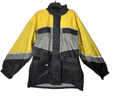 Tourmaster Motorcycle Jacket Men Size XL 46 Scotchlite Reflective Material • $42