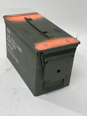 50 Cal Metal Ammo Can – Military Steel Box Ammo Storage - Used • $12.95