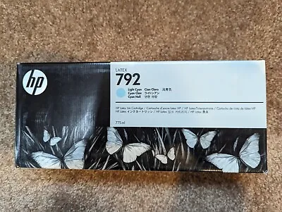 HP 792 775ml Light Cyan Latex Ink Cartridge (CN709A) • $90