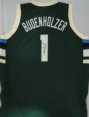 Bucks Coach  Bud  MIKE BUDENHOLZER Signed Custom Replica Green Jersey AUTO - JSA • $69.99