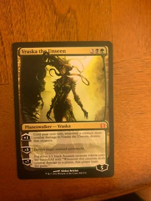 $2.89 • Buy Vraska The Unseen Return To Ravnica NM Black Green Mythic Rare