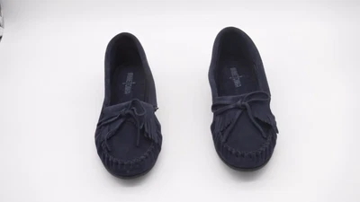 $23 • Buy Minnetonka Moccasin - Women's Kilty Hardsole - Navy (409T)