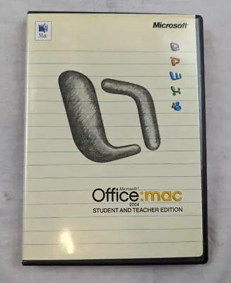 Microsoft Office Mac Student And Teacher Edition 2004 Word PPT Excel 3 CD Keys • $9.95