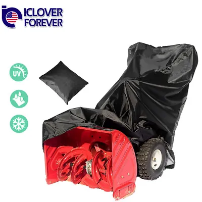 Heavy Duty Two Stage Snow Blower Thrower Storage Cover Waterproof UV Protector  • $24.99