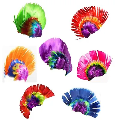 Mohawk Hair Wig Mohican Punk Rock Fancy Dress Cosplay Party Costume Stag Hen Do • £4.99