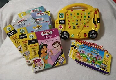 Leapfrog My First Leappad Learning System W/9 Books & 5 Cartridges Working Pooh • $34.99