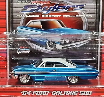 Maisto 64 1964 Ford Galaxie 500 Pro Rodz Stylers Stylized Collectible Car Met Bl • $16.99