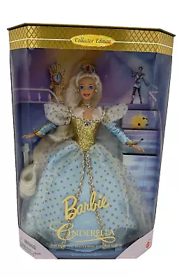 Barbie As Cinderella 1996 Collector's Edition Disney Mattel 16900 With Stand Vtg • $29.99