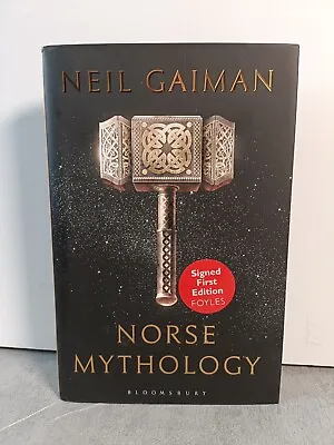 Neil Gaiman Signed Norse Mythology First Edition 2017 Bloomsbury Hardback # • £110