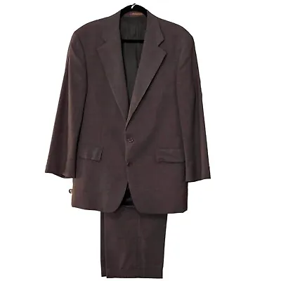 Ralph By Ralph Lauren Men's Vintage 1990s Brown Wool Suit 41R 36W Gorsart NY • $150